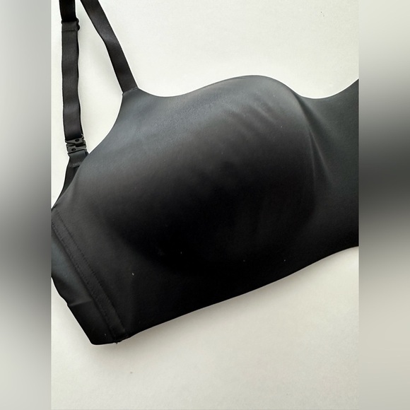 Calvin Klein Bra 36D Wire Free Demi 2 Way Convertible Straps Contour Cups Black - Picture 2 of 9